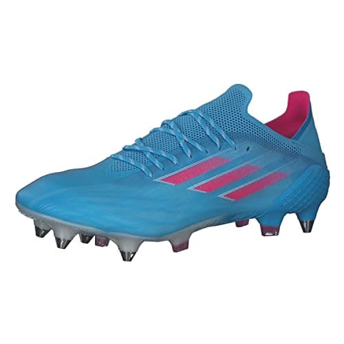 Image of adidas X Speedflow.1 SG, Unisex Low-Top Sneakers - Adult, Sky Rush/Team Shock Pink/White, EU 36 - UK 3