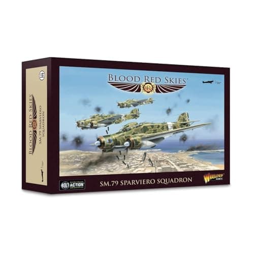 Image of Warlord Games SM.79 Sparviero Model Aircraft Kit - Blood Red Skies: Squadrons