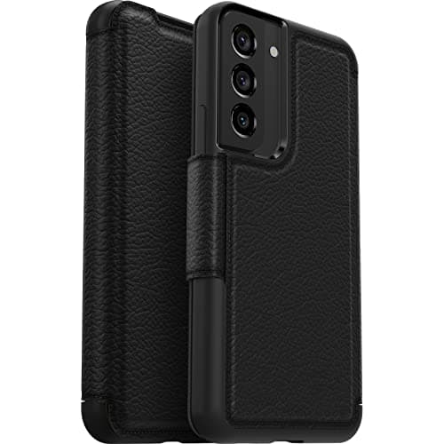 Image of OtterBox Strada Series Case for Galaxy S22 - Shadow (Black/Pewter)