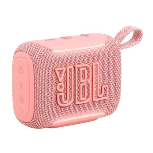 Image of JBL GO 5 Ultra-Portable Bluetooth Speaker with Big JBL Pro Sound and Punchy Bass, AirTouch Pairing, Waterproof Design and 10-Hour Playtime, Pink