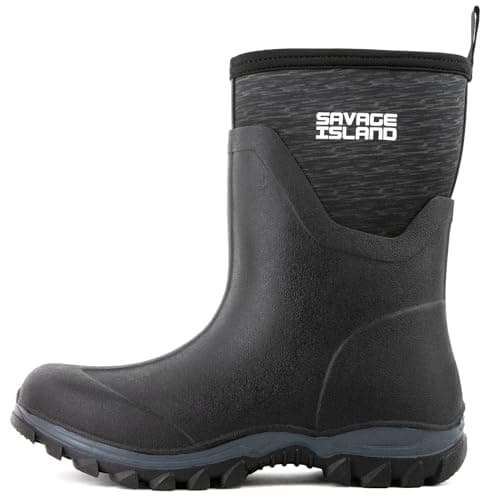 Image of Savage Island Short Women's 5mm Neoprene Lined Wellington Boots Outdoor Ladies Insulated Womens Wellies