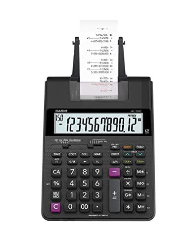 Image of Casio HR-170RC PLUS Mini-Desktop Printing Calculator