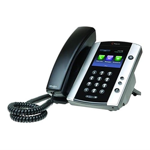 Image of Polycom VVX 501 HD Business Media IP Desk Phone optimised for SFB (No PSU)