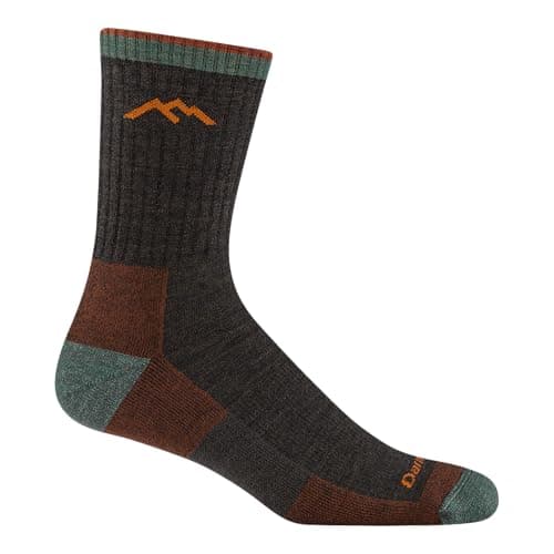 Image of Darn Tough Vermont Men's Hiker Midweight Micro Crew Sock (Style 1466), Walnut, Medium