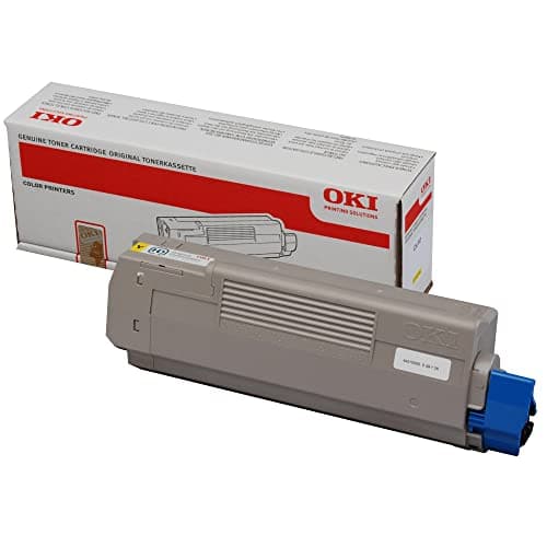 Image of Oki - Yellow - Original - Toner Cartridge - for C610dn, 610dtn, 610n