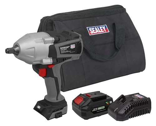 Image of Sealey Cordless Impact Wrench Kit 20V 4Ah SV20 Series - CP20VXIWKIT1