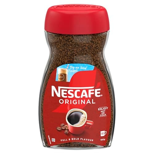 Image of NESCAFÉ Original Instant Coffee 190g, Rich Aroma, Full and Bold Flavour (Pack of 1)
