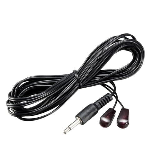 Image of GMOSAOHXU Dual 3 metres Cable Head 3.5mm Jack IR Infrared Emitter Remote Control 45 Degree Emission Angle 1Pcs