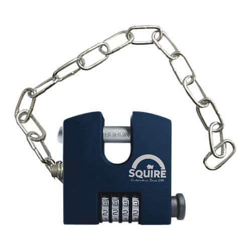 Image of SQUIRE SHCB Sliding Shackle Combination Padlock - 65mm c/w Chain