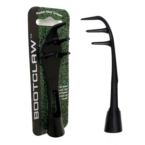 Image of Bootclaw Pocket Mud Scraper for Football Boots, Rugby Boots, Hiking Boots, Running Shoes, Golf Shoes and Wellies – Easily removes Heavy Mud. Ideal Boot Cleaner Rugby Stocking Filler.
