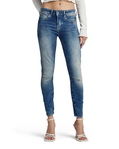 Image of G-STAR RAW Women's Arc 3D Skinny Jeans, Blue (medium aged D05477-8968-071), 29W / 32L