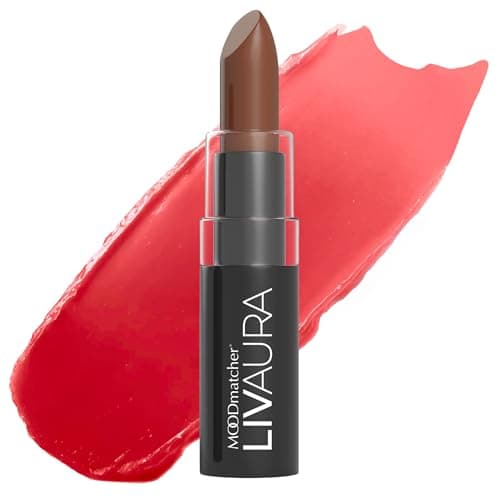 Image of Fran Wilson MOODmatcher Original Color-Change Lipstick, BROWN- 12 HOUR Long Wear, Waterproof, Ultra-Hydrating and Moisturizing with Aloe & Vitamin E, Smudgeproof, Fadeproof & Kissproof, 0.12 Oz (3.5g)
