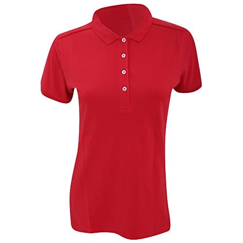 Image of Russell Womens/Ladies Stretch Short Sleeve Polo Shirt (XS) (Classic Red)