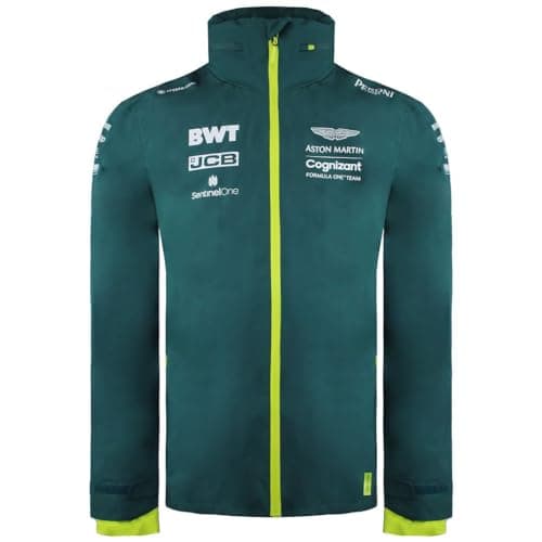 Image of Aston Martin Cognizant F1 Official Team Zip Up Green Mens Jacket AMC21JKT18