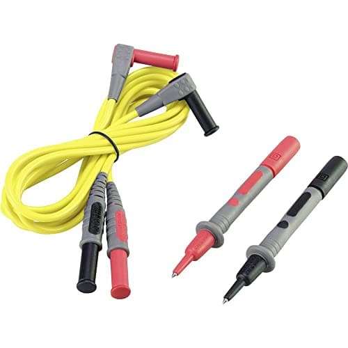 Image of VOLTCRAFT MSL-504 Test Lead [Plug 4 mm - Test Probe] 1.20 m Yellow Pack of 1