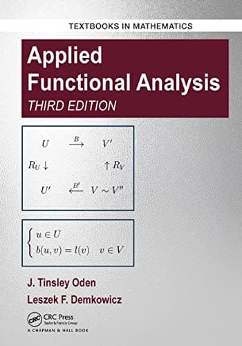 Image of Applied Functional Analysis (Textbooks in Mathematics)