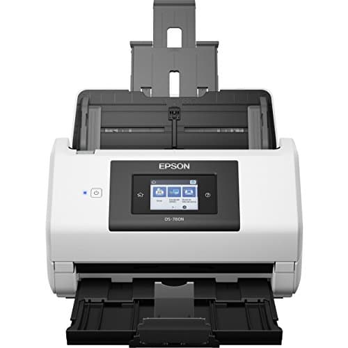 Image of Epson DS-780N Network Color Document Scanner for PC and Mac, 100-page Auto Document Feeder (ADF), Duplex Scanning