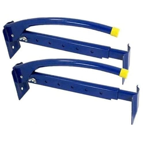 Image of 2 x Adjustable Brick Tongs Lifter Bricks Lifting Carrying Carrier 16-29 CA105