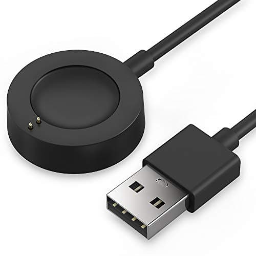 Image of TUSITA Charger Compatible with Fossil Gen 4 5 5E 6, Emporio Armani, Skagen falster 2, Misfit Vapor 2, Diesel Guard 2.5, Michael Kors Runway - 3.3ft 100cm Smartwatch USB Charging Cable