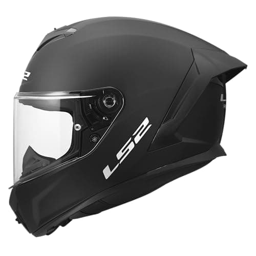 Image of LS2 FF820 Rapid 3 Full Face Motorcycle Crash Helmet - Matt Black - M (57-58cm)