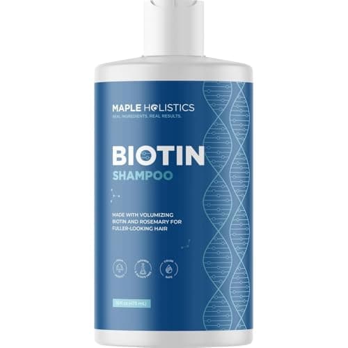 Image of Volumizing Biotin Shampoo for Thinning Hair - Thickening Shampoo for Men and Women with Rosemary Essential Oil - Vegan Paraben and Sulphate Free Hair Shampoo for Fine Weak and Dull Hair - 473mL