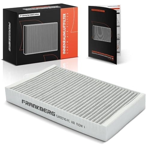 Image of Frankberg Cabin Air Filter Pollen Filter with Activated carbon filter Compatible with C5 III RD 1.6L-3.0L 2008-2015 407 6D 1.6L-3.0L 2006-2011 C6 TD 2.2L-3.0L 2008-2012 Replace# 9682603680