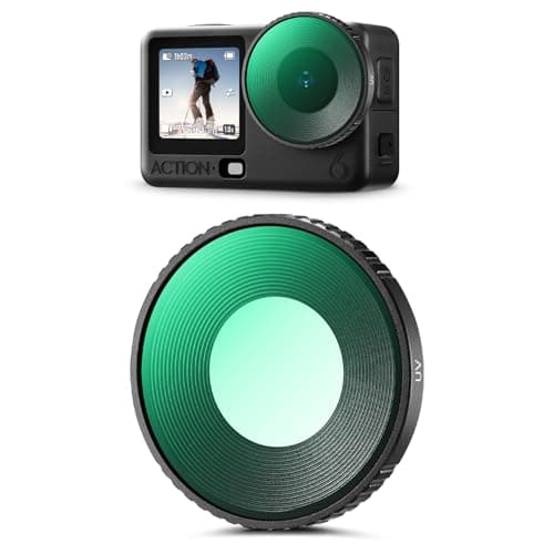 Image of K&F CONCEPT UV Filter Compatible with DJI Osmo Action 6, Lens Protection Filter HD Optical Glass with 28-layer Nano-coating