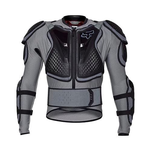 Image of Fox Racing Titan Sport Jacket – Motocross Protector Jacket – Ventilation System, Removable Back Protector – Cloud Grey, Size: 2X