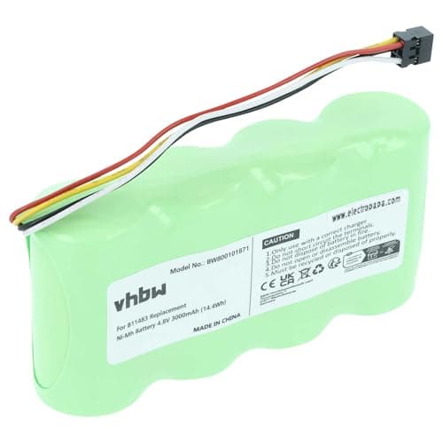 Image of vhbw Battery Replacement for Fluke BP120MH, B11483, BP120 for Measuring Devices (3000 mAh, 4.8 V, NiMH)