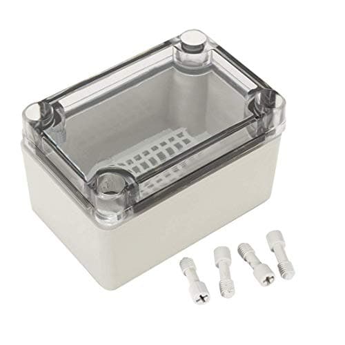 Image of PENCK 95x65x55mm Outdoor Enclosure ABS Junction Box w PC Transparent Cover Waterproof Project Case(3.7 x 2.6 x 2.2 inches)