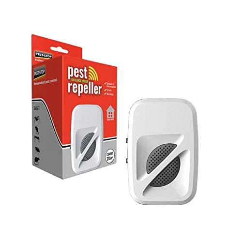 Image of Pest-Stop Large House Indoor Pest Repeller – Ultrasonic & Electromagnetic Pest Control – Targets Mice, Rats, Spiders, Cockroaches, Ants & Flies – Covers 4,000 sq. ft.