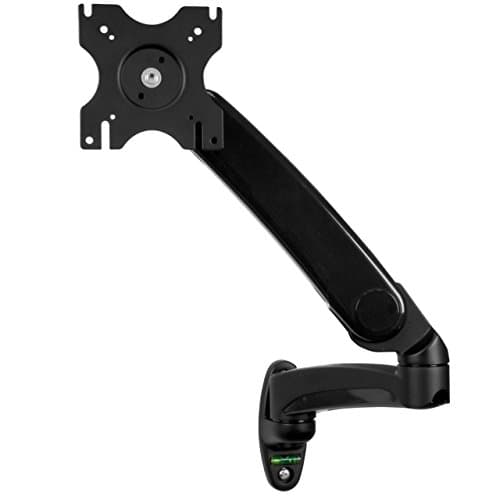 Image of StarTech.com Wall Mount Monitor Arm - Full Motion Articulating - Adjustable - Supports Monitors 12” to 34” - VESA Monitor Wall Mount - Black (ARMPIVWALL)