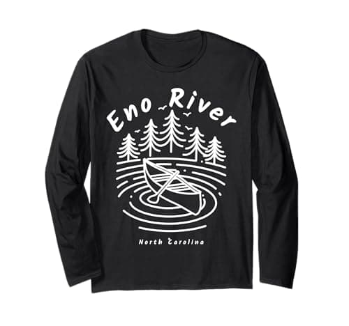 Image of Eno River North Carolina Long Sleeve T-Shirt