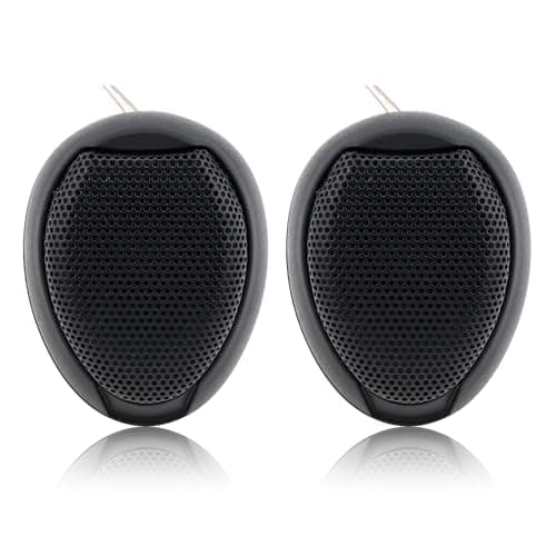 Image of DriSentri Car Tweeters, 2pcs 1000W Universal High Efficiency Mini Dome Tweeter Speakers for Car Audio System, Black