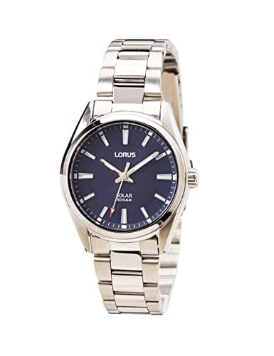 Image of Lorus RY501AX9 Women's Watch Solar Stainless Steel with Metal Strap, Multicoloured, Bracelet