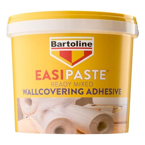 Image of Bartoline Easipaste® Ready Mixed Wallpaper Adhesive 5kg - High Initial Tack, No Mixing, Suitable for Vinyl, Blown Vinyl, Embossed, Washable & Paste The Wall Wallcoverings