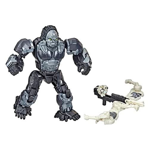 Image of TRANSFORMERS: Rise of the Beasts Film Beast Alliance Beast Weaponizers 2-Pack Optimus Primal Toy, 6 and Up, 12.5 cm