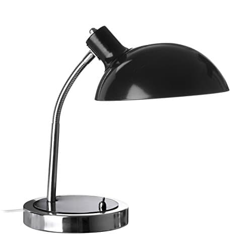 Image of Premier Housewares 2501877 Flexible Metal Desk Lamp, Metal, E14, 60 W - Black