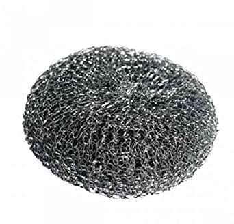 Image of Robert Scott Galvanised Steel Scourer, Medium, Silver (Pack of 10)