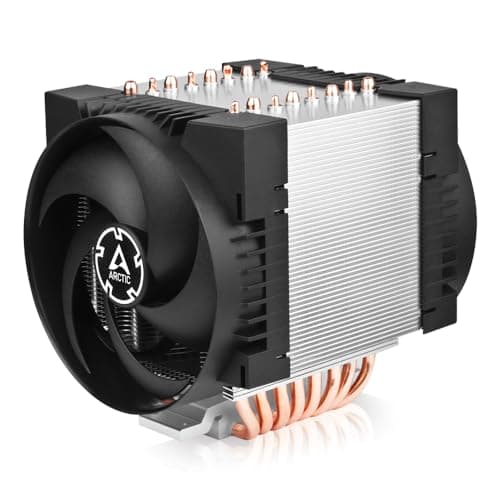 Image of ARCTIC Freezer 4U-M (Rev. 2) for AMD: SP6, sTR5, SP3, TR4, sTRX4, sWRX8; Intel: LGA4189, LGA4710, LGA4677, 4U & UP, Server CPU Cooler, 2 x 120 mm fans, 400–2300 rpm, Rack Cooling Fan