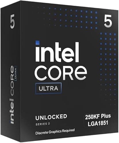 Image of Intel Core Ultra 5 Processor 250KF Plus, 5.3 GHz Max Turbo, LGA1851, PCIe 5.0, DDR5 Support