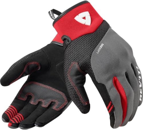 Image of Revit Endo Motorcycle Gloves, black/gray/red, S