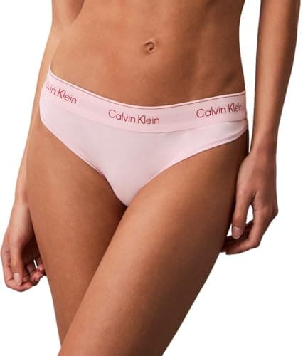 Image of Calvin Klein Women’s Stretch Thong, Pink (Potpourri), M