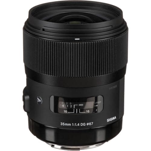 Image of Sigma 340101 35mm F1.4 DG HSM Lens for Canon, Black