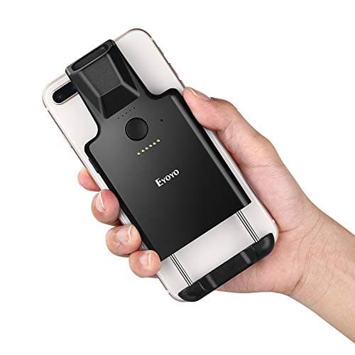 Image of Eyoyo Portable Back Clip 2D Barcode Scanner, Wireless 1D & 2D QR Reader with Bluetooth, Supports PDF417, Data Matrix, and Image Scanning, Compatible with iPhone, Android, and iOS