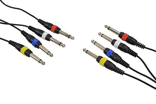 Image of Cobra 3m 4-Way Mono Jack to Jack Patch Lead