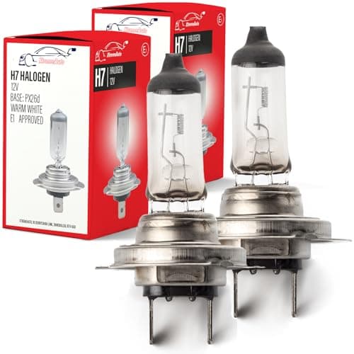 Image of Xtremeauto H7 Headlight Bulb - X2 H7 477 Car Headlight Bulb, 12V 55W Headlight Bulbs Light Bulbs, Dipped Headlamp Halogen Bulb PX26D Base Headlight Bulbs (Original)