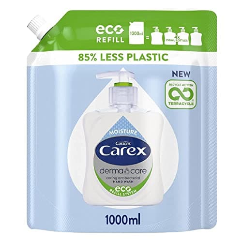 Image of Antibacterial Hand Wash soap with Moisturiser Eco Refill Gel, 1 l (Pack of 1)
