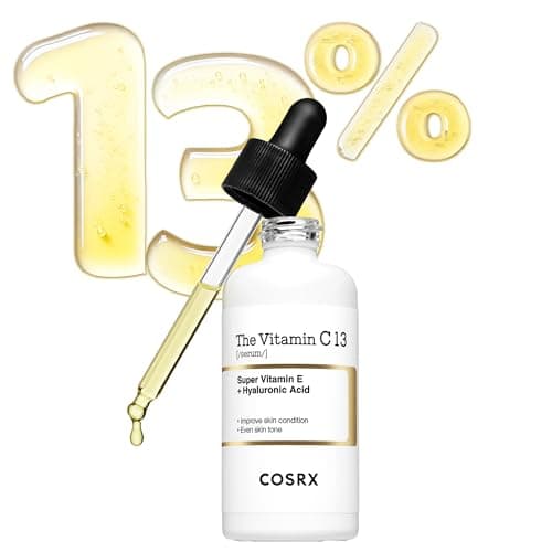 Image of COSRX The Vitamin C 13 Serum 20ml (Renewal Edition), 13% Pure Vitamin C Vitamin E & Hyaluronic Acid, Facial Serum for Fine Lines, Uneven Skin Tone & Dull Skin, Korean Skincare