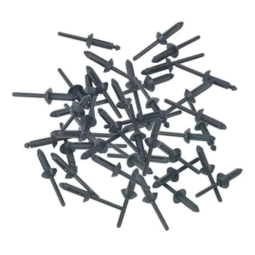 Image of Sealey PR003 Plastic Rivet Ø5 x 15.8mm Pack of 50